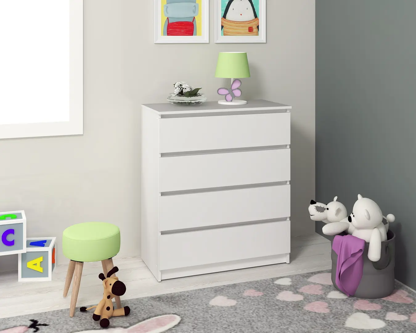 Комод Marcel Prod MP5 4S (White)