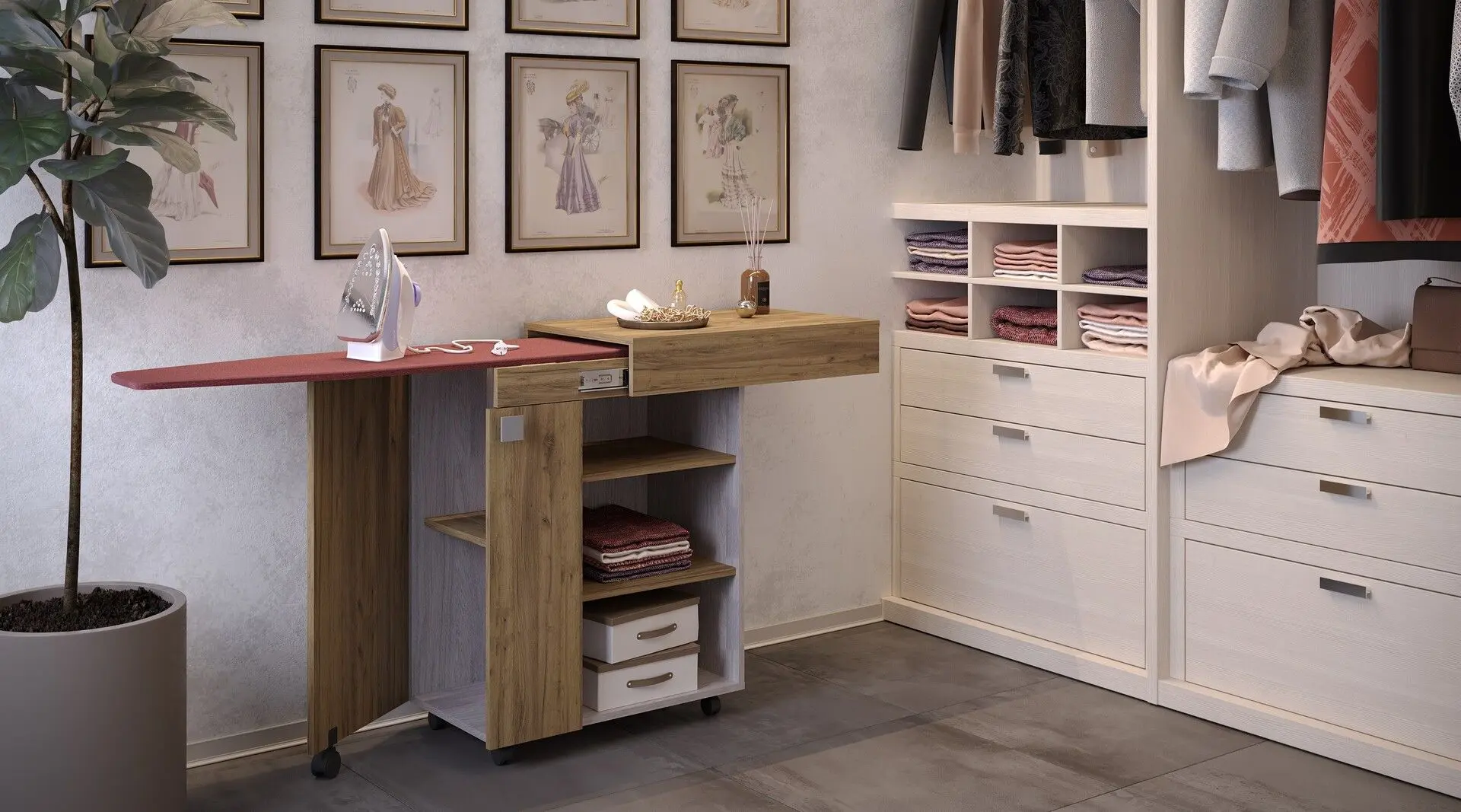 Тумба Marcel Prod Teo (Craft Oak Golden/Ash Shimo Light)