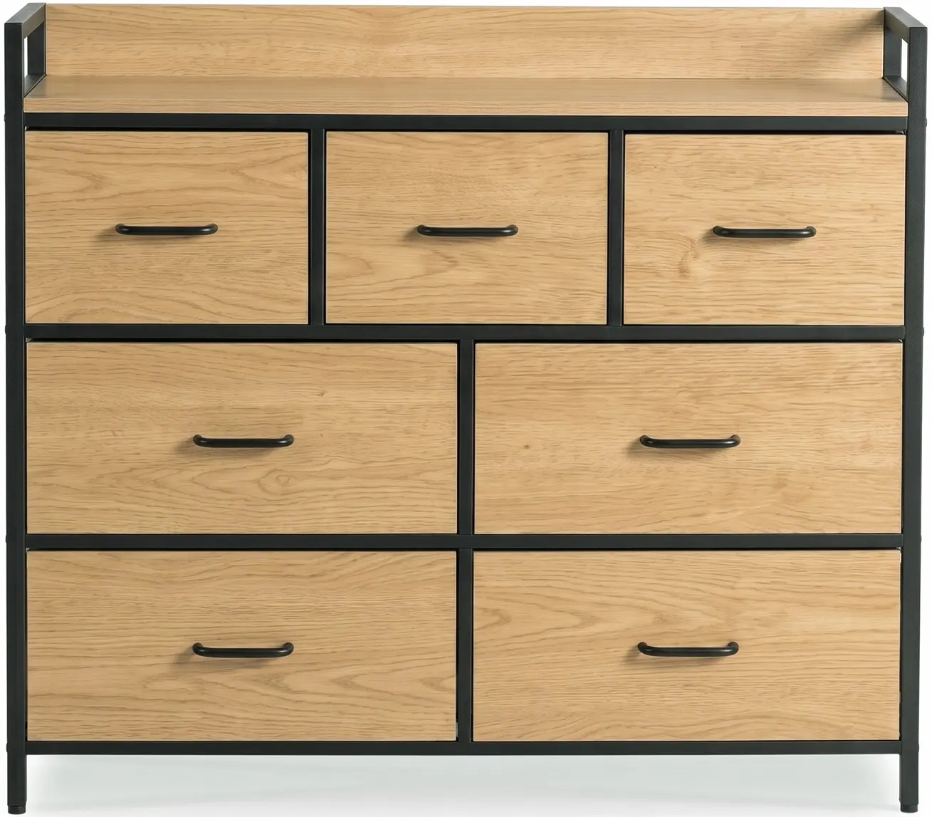 Comoda Mebel Elite Hudson 98cm (Oak/Black) - 2