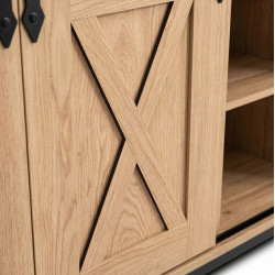Tumba Mebel Elite Arlo 100cm (Oak/Black) Thumb