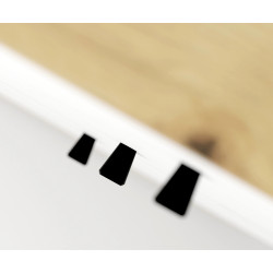 Tumba Mebel Elite Bacardi 183cm ((Artisan Oak/White) Thumb