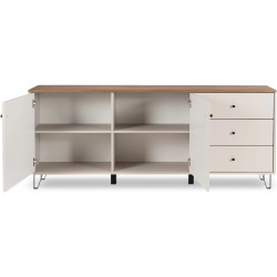 Tumba Mebel Elite Bacardi 183cm (Cashmere/Castello Oak) Thumb