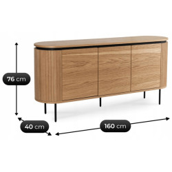 Tumba Mebel Elite Beck 160 (Oak) Thumb