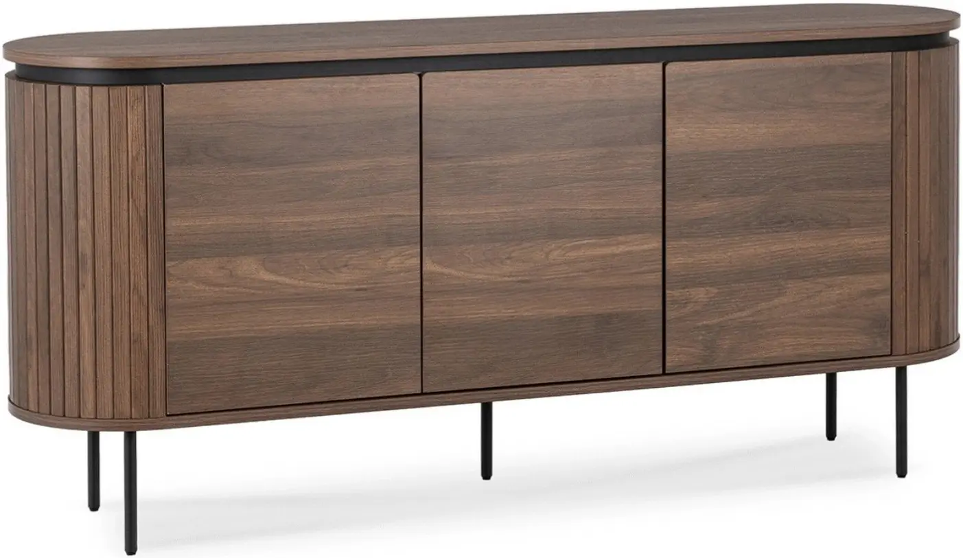 Tumba Mebel Elite Beck 160 (Walnut/Black) - 2