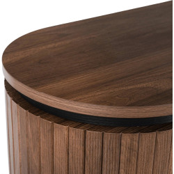 Tumba Mebel Elite Beck 160 (Walnut/Black) Thumb