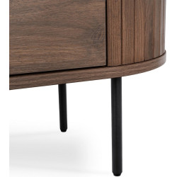 Tumba Mebel Elite Beck 160 (Walnut/Black) Thumb