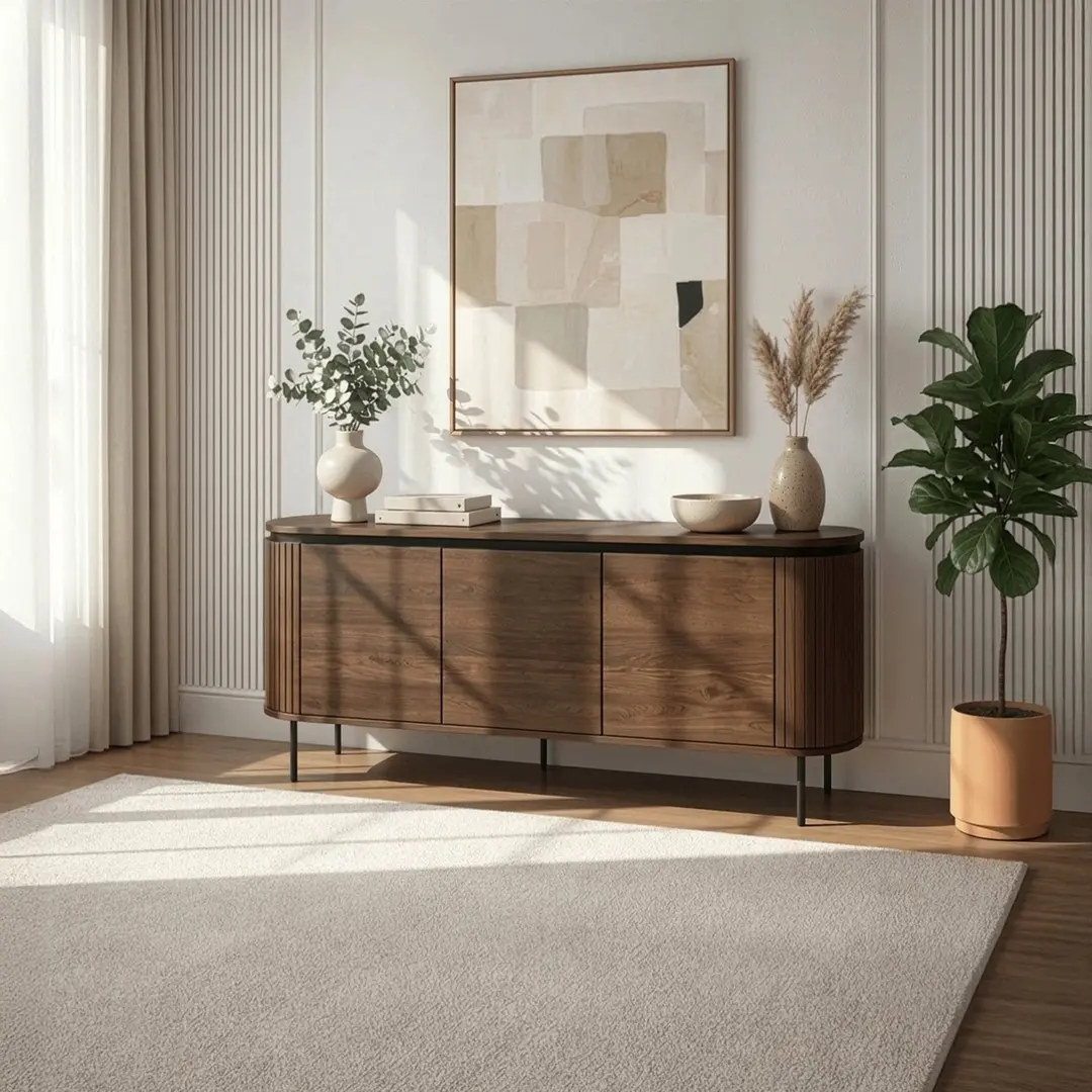 Tumba Mebel Elite Beck 160 (Walnut/Black)