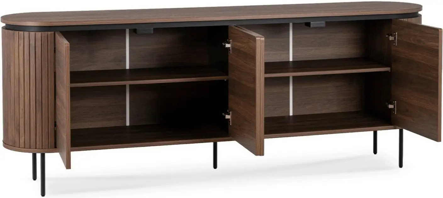 Tumba Mebel Elite Beck 200 (Walnut/Black) - 3