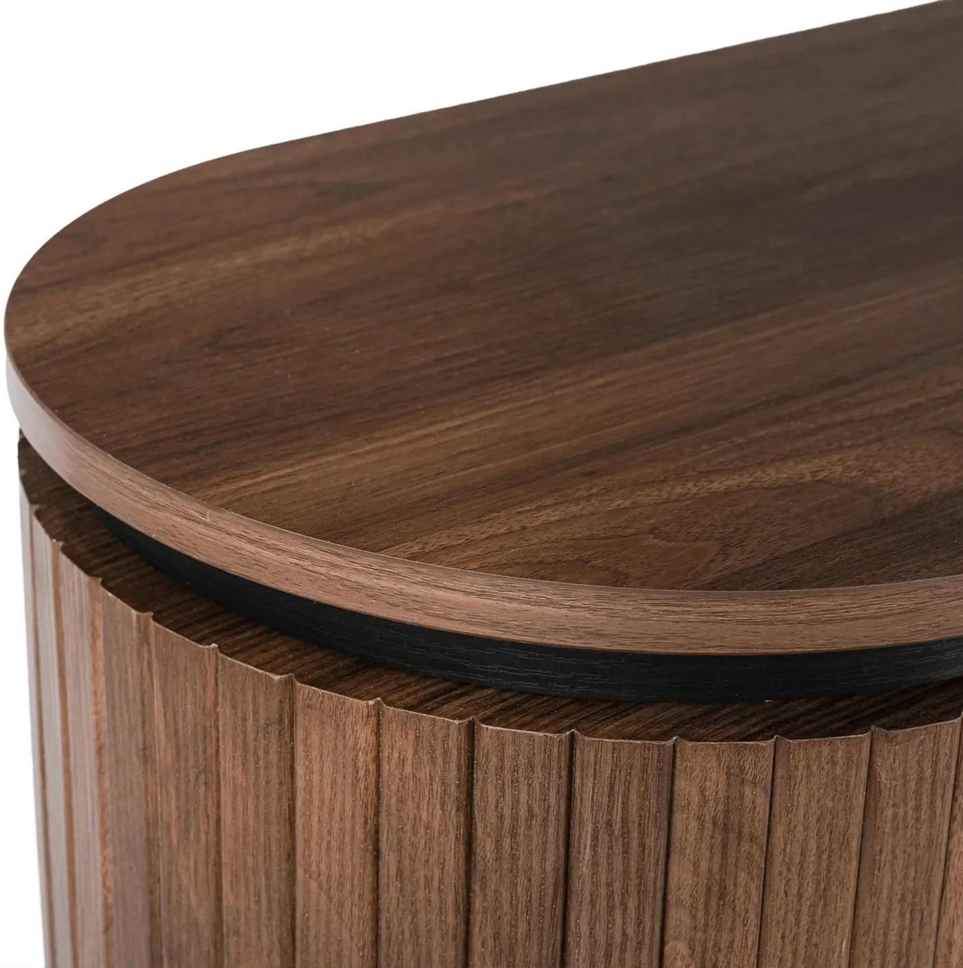 Tumba Mebel Elite Beck 200 (Walnut/Black) - 4