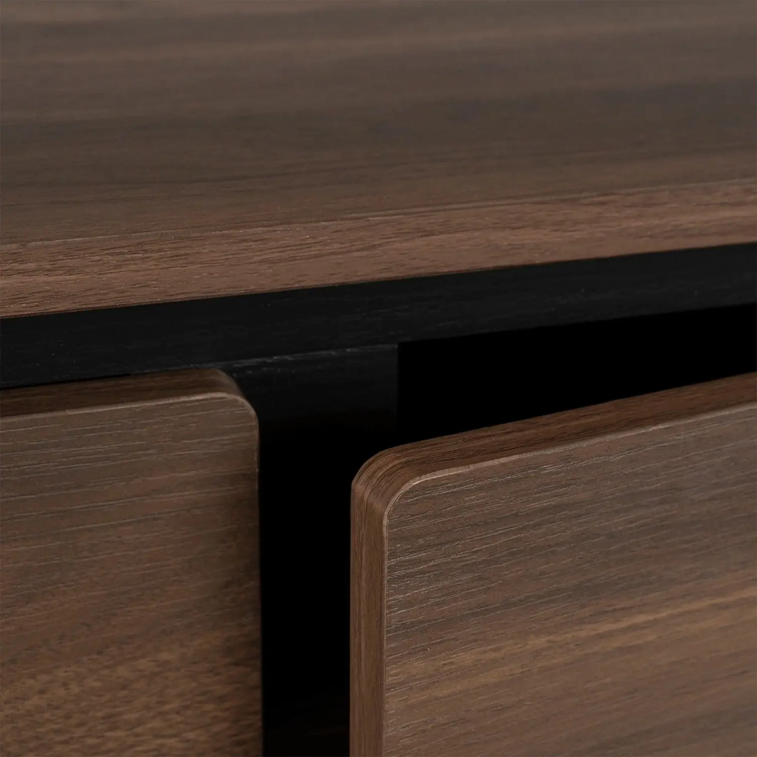 Tumba Mebel Elite Beck 200 (Walnut/Black) - 5