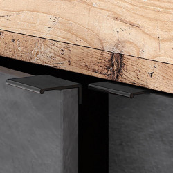 Tumba Mebel Elite Blago 180cm (Black/Untreated Oak) Thumb