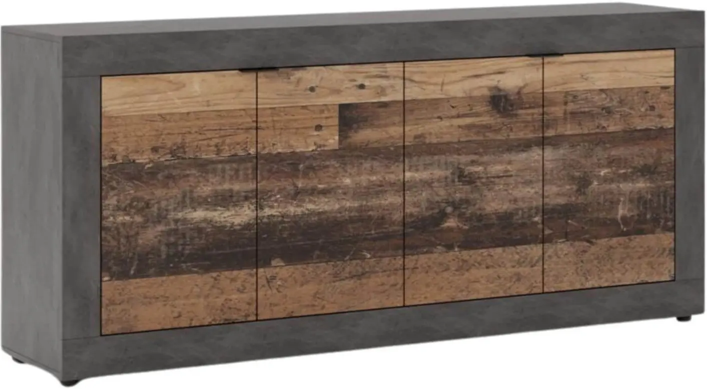 Tumba Mebel Elite Blago 180cm (Dark Oak/Black) - 2