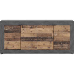 Tumba Mebel Elite Blago 180cm (Dark Oak/Black) Thumb
