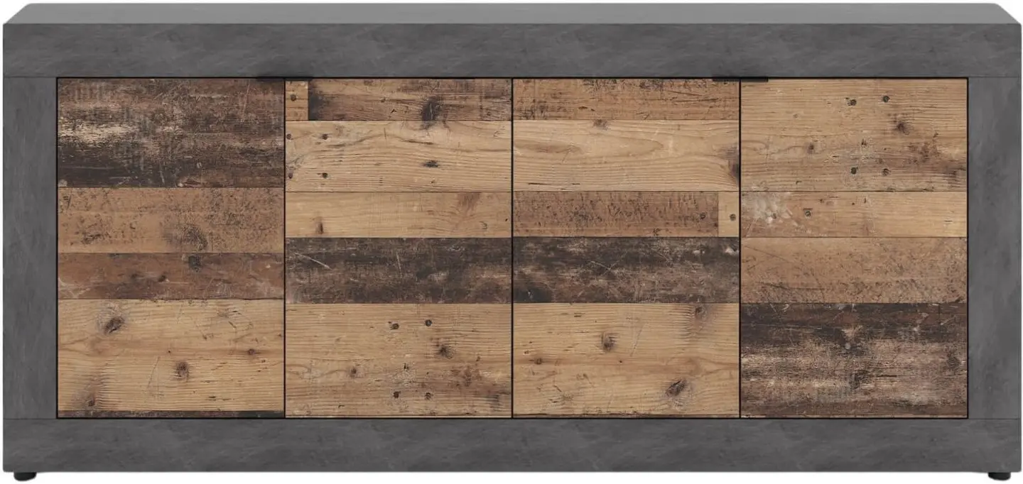 Tumba Mebel Elite Blago 180cm (Dark Oak/Black) - 3