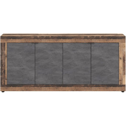 Tumba Mebel Elite Blago 180cm (Dark Oak/Graphite) Thumb