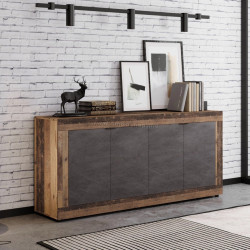 Tumba Mebel Elite Blago 180cm (Dark Oak/Graphite)