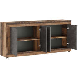Tumba Mebel Elite Blago 180cm (Dark Oak/Graphite) Thumb