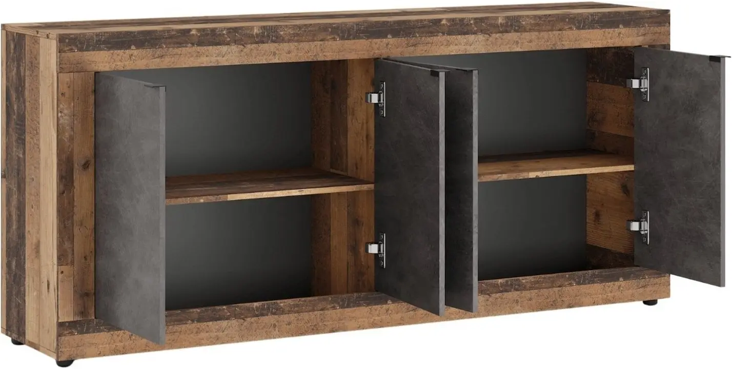 Tumba Mebel Elite Blago 180cm (Dark Oak/Graphite) - 4