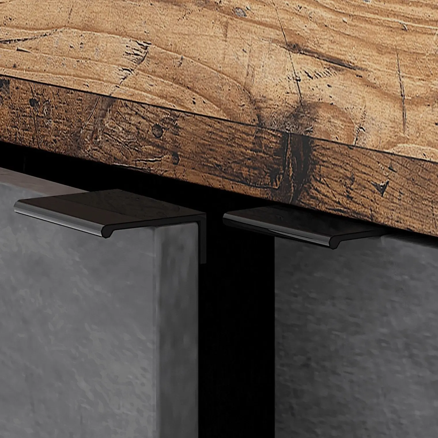 Tumba Mebel Elite Blago 180cm (Dark Oak/Graphite) - 5