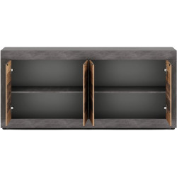 Tumba Mebel Elite Blago 180cm (Untreated Oak/Grey) Thumb