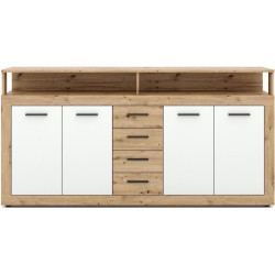 Tumba Mebel Elite Blago 190cm (Artisan Oak/White) Thumb