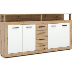 Tumba Mebel Elite Blago 190cm (Artisan Oak/White) Thumb
