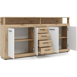 Tumba Mebel Elite Blago 190cm (Artisan Oak/White) Thumb