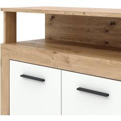 Tumba Mebel Elite Blago 190cm (Artisan Oak/White) Thumb