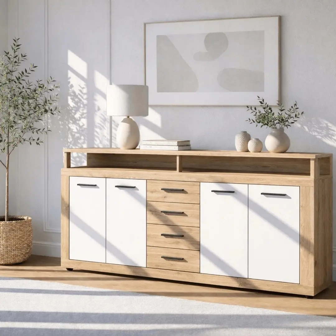 Tumba Mebel Elite Blago 190cm (Artisan Oak/White)