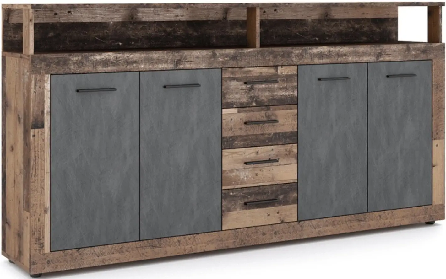 Tumba Mebel Elite Blago 190cm (Dark Oak/Black) - 3
