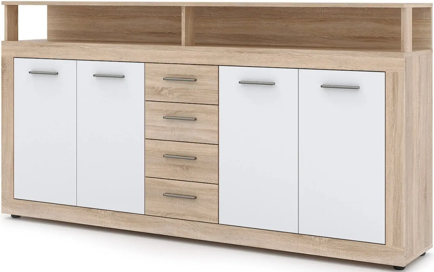 Tumba Mebel Elite Blago 190cm (Sonoma Oak/White) - 3