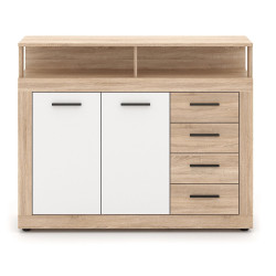 Тумба Mebel Elite Blago Midi A 119.5 (Sonoma Oak/White) Thumb