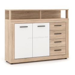 Тумба Mebel Elite Blago Midi A 119.5 (Sonoma Oak/White)