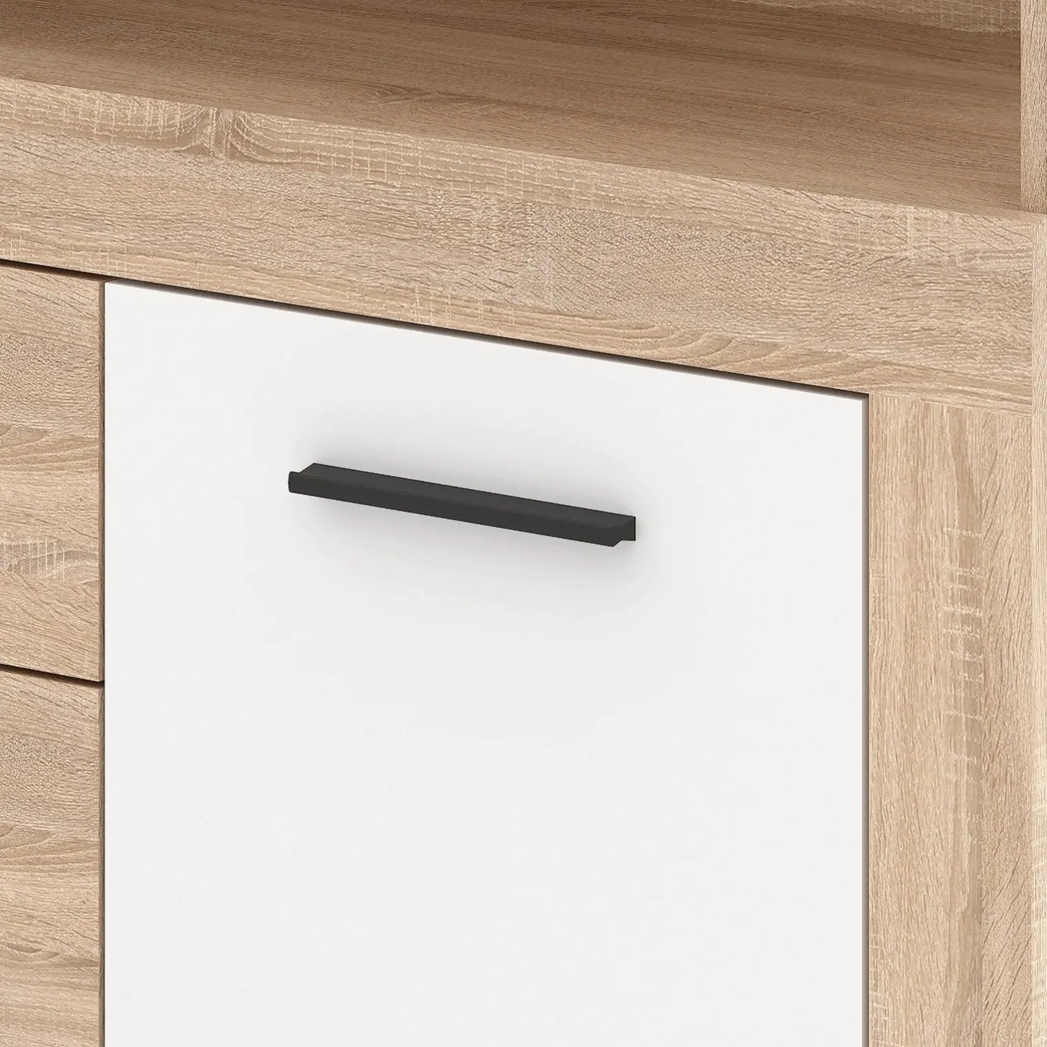 Tumba Mebel Elite Blago Midi B 119.5cm (Sonoma Oak/White) - 5