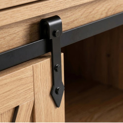 Tumba Mebel Elite Cole 70cm (Oak/Black) Thumb