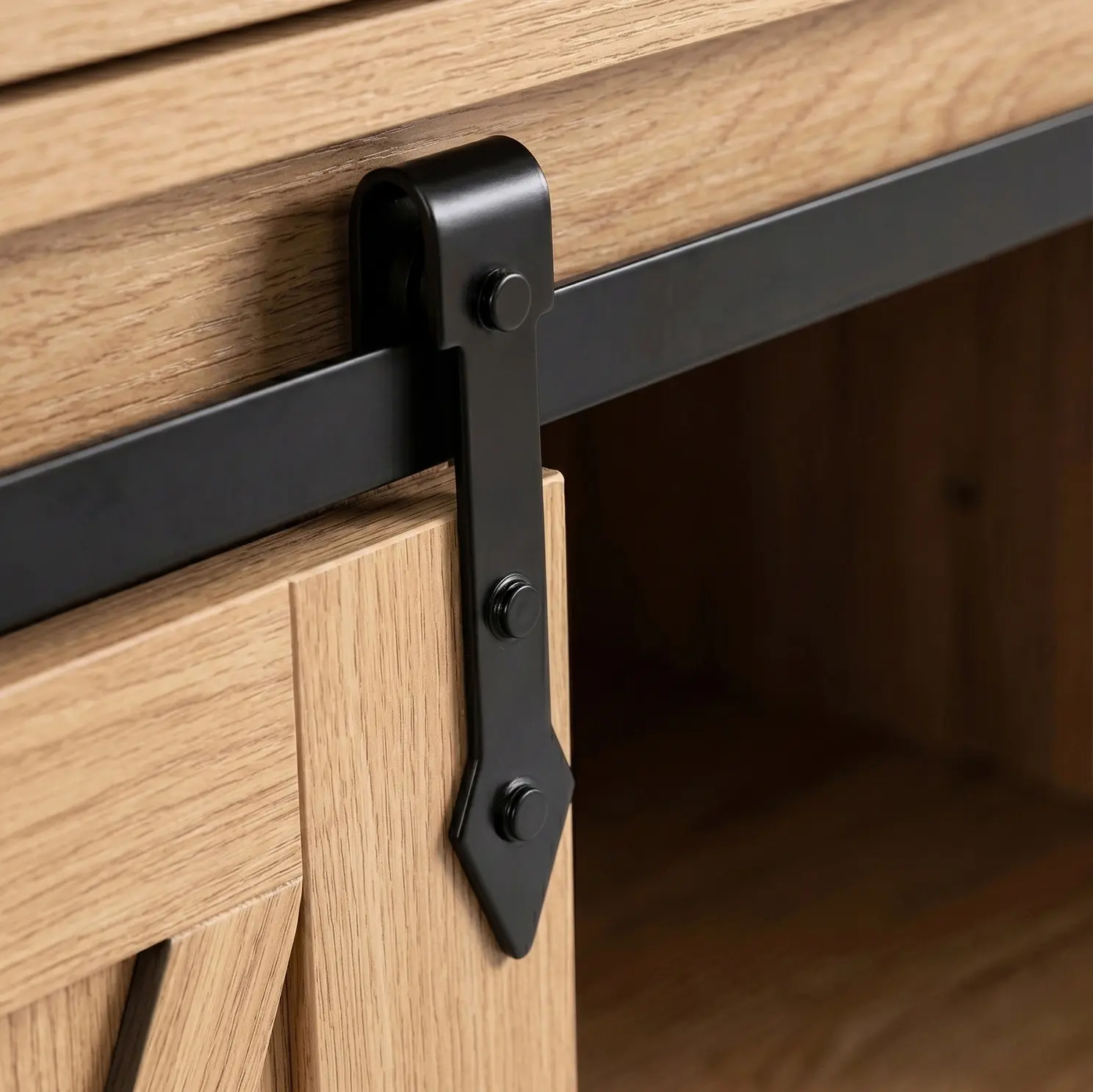 Tumba Mebel Elite Cole 70cm (Oak/Black) - 4