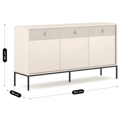 Tumba Mebel Elite Marcos 154 (Cashmere/Black) Thumb