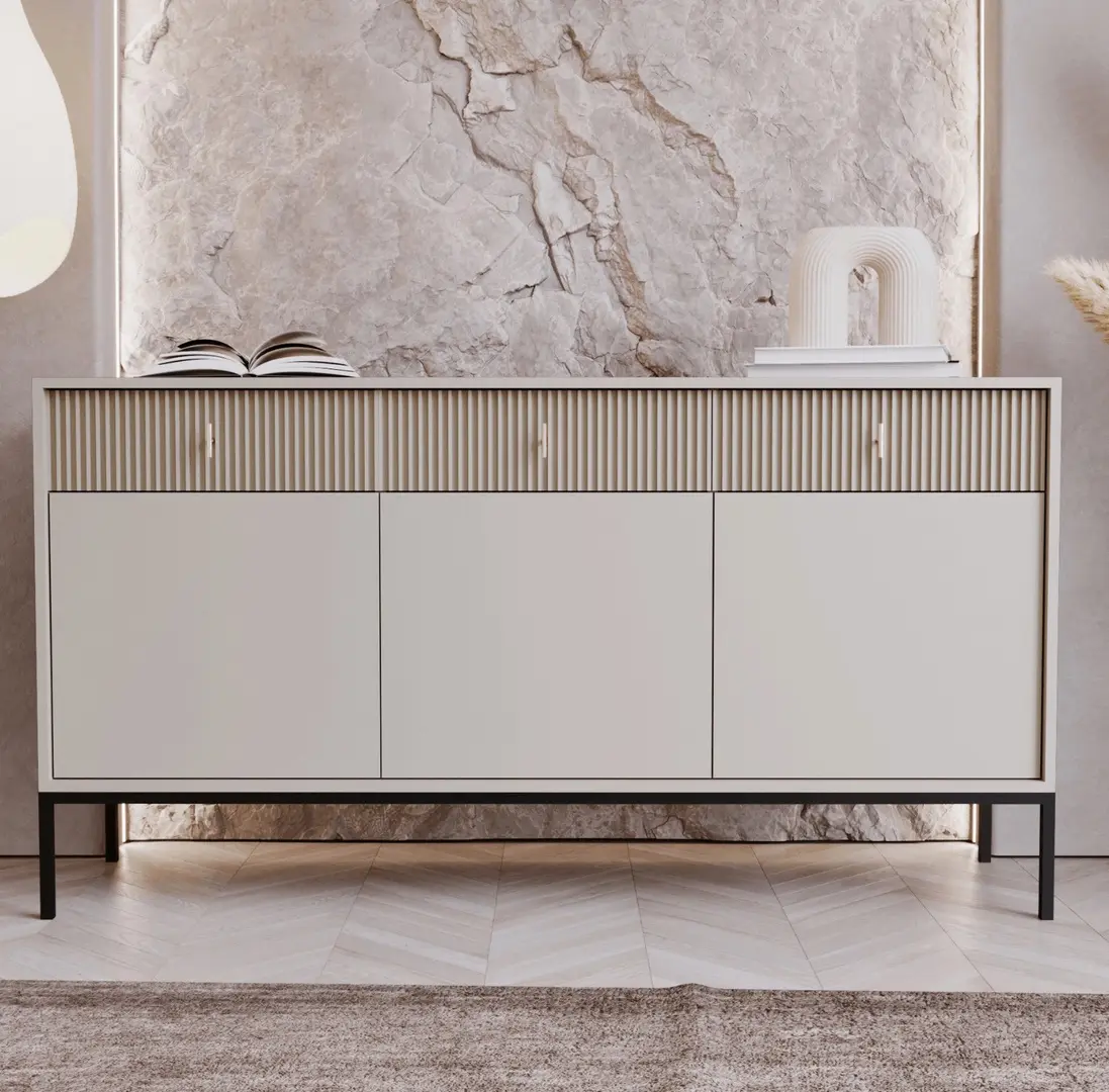 Tumba Mebel Elite Marcos 154 (Cashmere/Black)