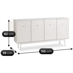 Тумба Mebel Elite Marlen 155 (Cashmere) Thumb