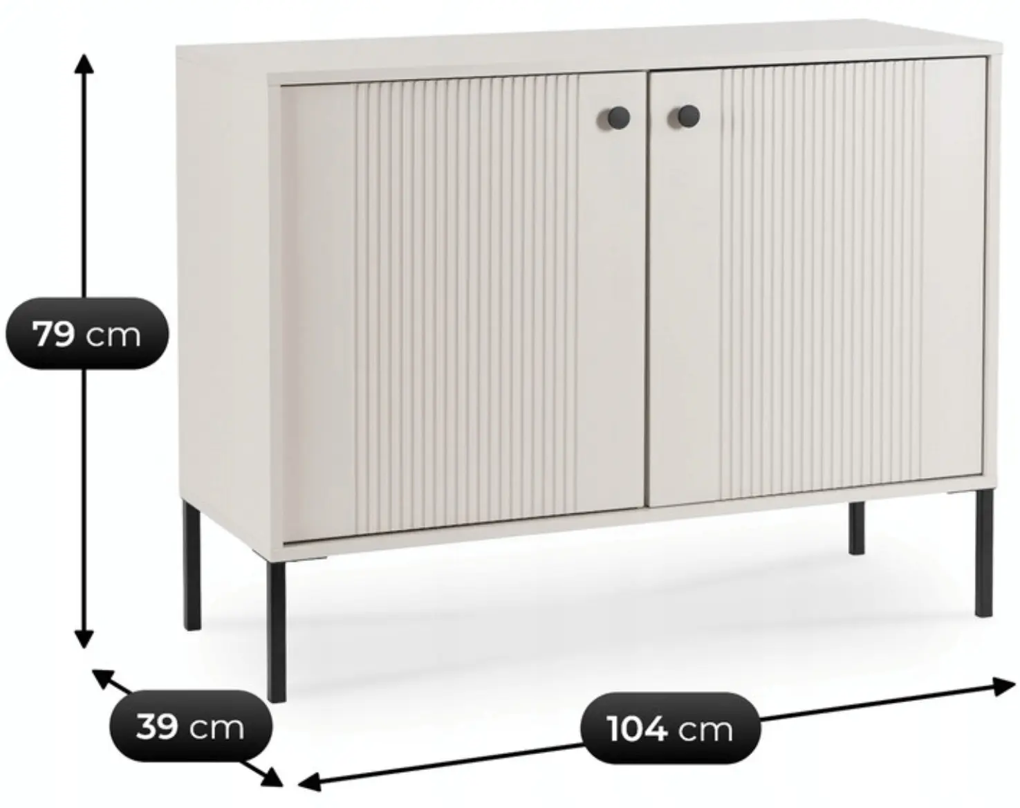 Тумба Mebel Elite Soft 104 (Cashmere)