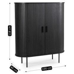 Tumba Mebel Elite Trish 100 (Black) Thumb