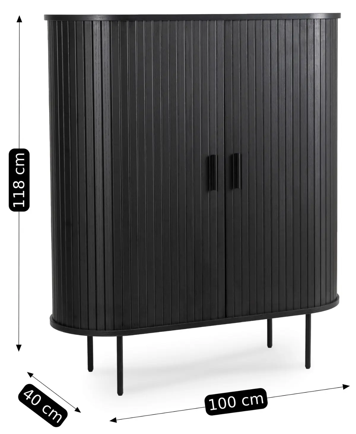 Tumba Mebel Elite Trish 100 (Black)