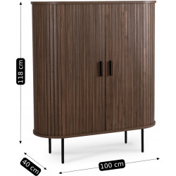 Tumba Mebel Elite Trish 100cm (Walnut) Thumb