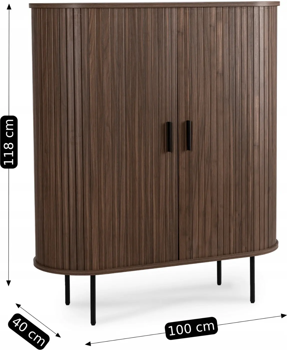 Tumba Mebel Elite Trish 100cm (Walnut) - 6