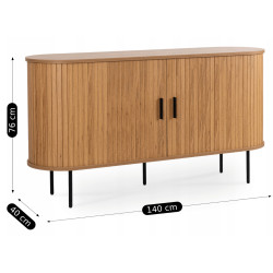 Тумба Mebel Elite Trish 140 (Oak) Thumb