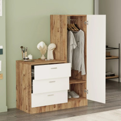 Comoda Mirage Design Nancy CC6-AW (Pine/White) Thumb