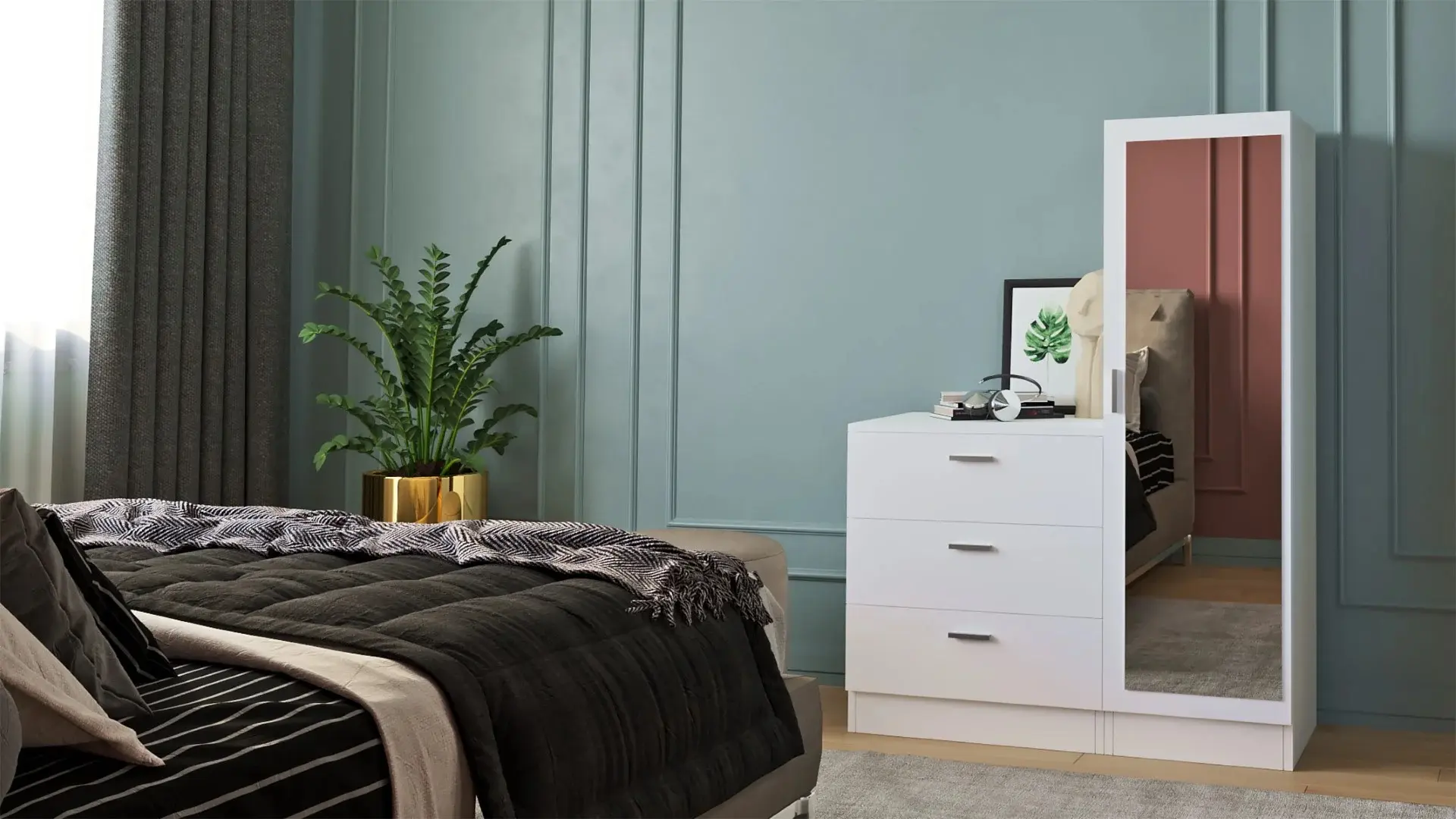 Comoda Mirage Design Nancy CC6-W (White)