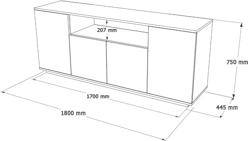 Tumba Mirage Design Future FR15-AA (Pine/Anthracite)