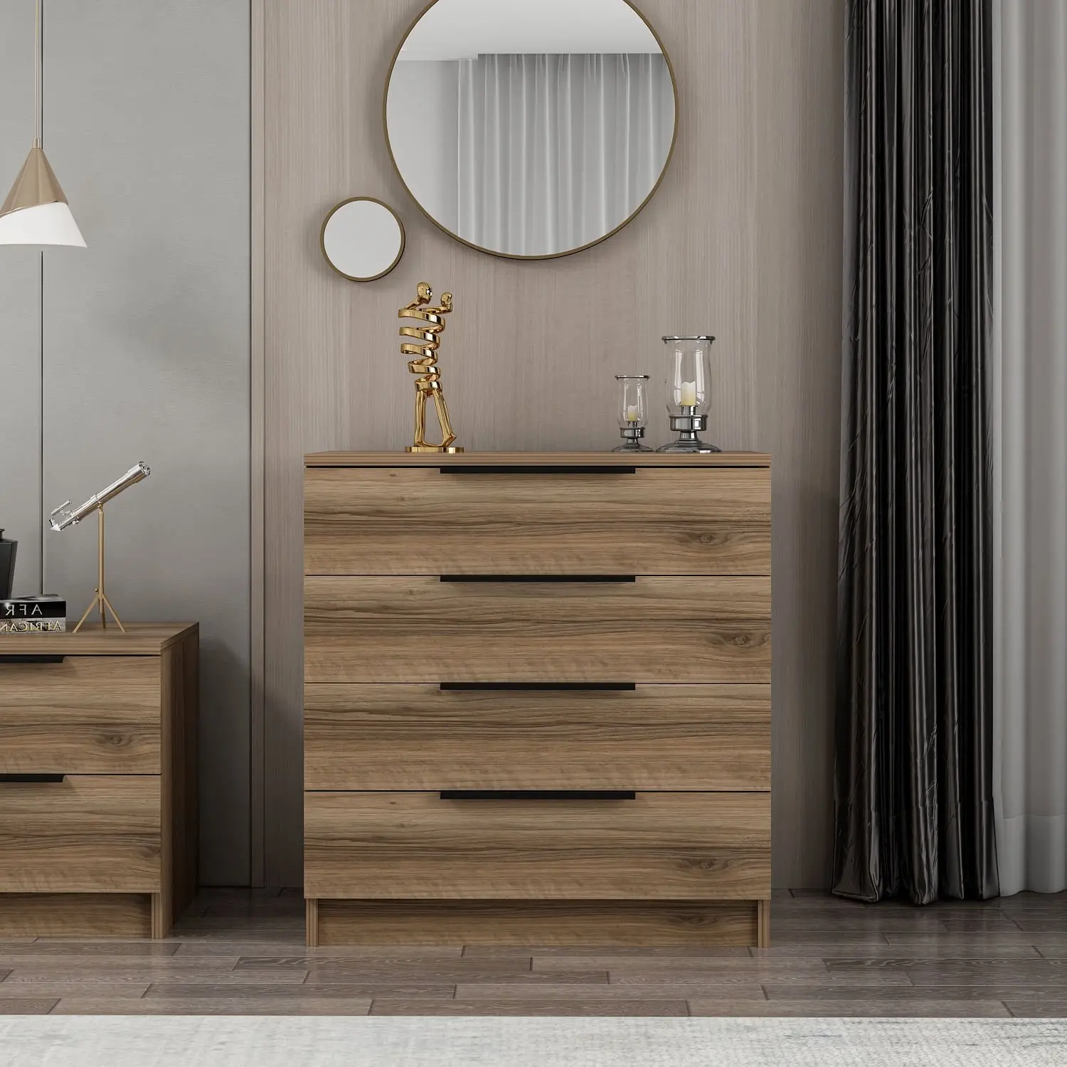 Комод Mirage Meble Kale Plus 7913 (Walnut)