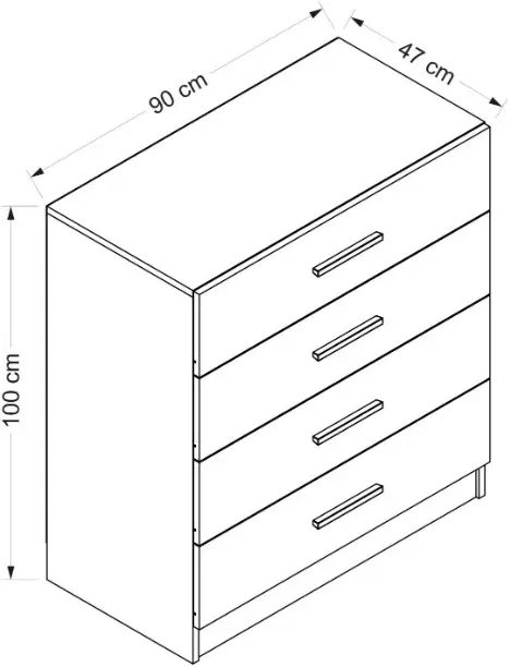 Comoda Mirage Meble Kale TV (Anthracite)